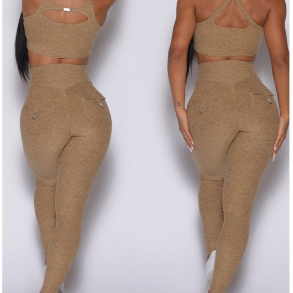 Bombshell Sportswear Tan Leggings